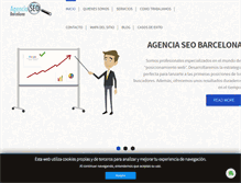 Tablet Screenshot of agenciaseobarcelona.net